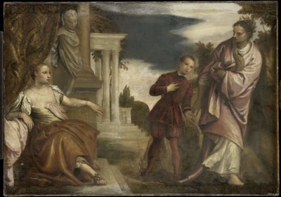 Volba mezi ctností a vášní od Paolo Veronese (follower of)