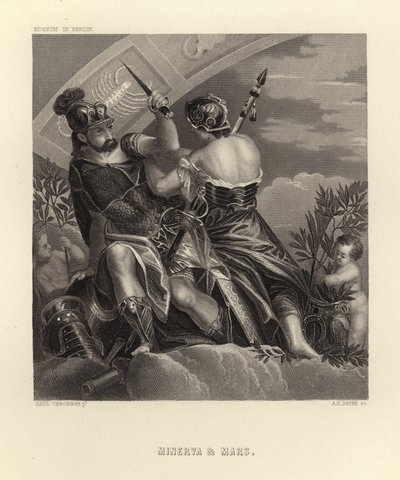 Minerva a Mars od Paolo Veronese