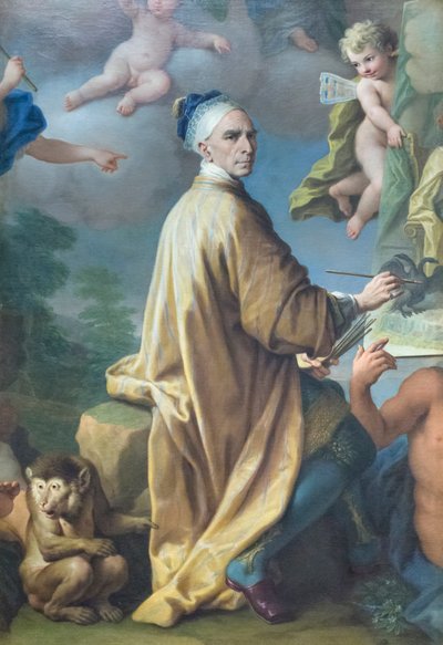 Autoportrét, post 1714, Paolo de Matteis (olej na plátně) od Paolo di Matteis