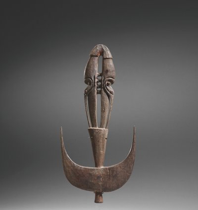 Závěsný hák (Samban), Iatmul, Middle Sepik, Papua, Nová Guinea (dřevo) od Papua New Guinean