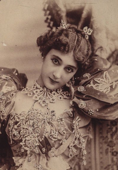 La Belle Otero, 90. léta 19. století. od Paris . Photo studio Reutlinger