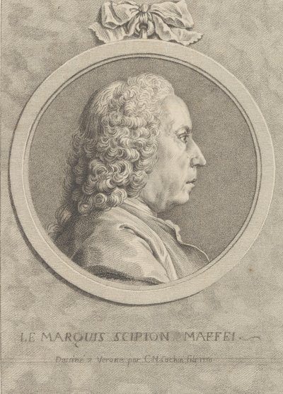 Mark Scipio Maffei, 1750., 1750. od Pariset