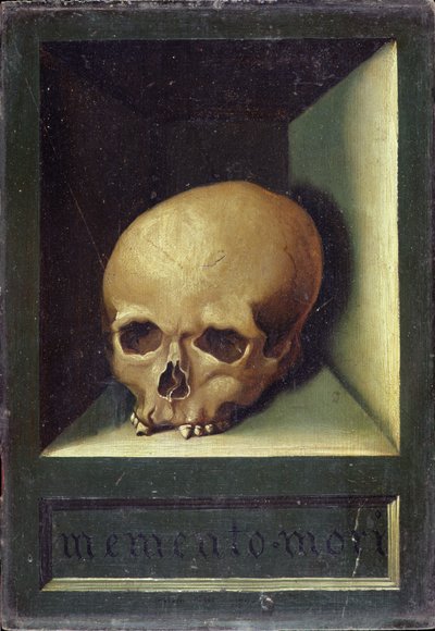 Memento Mori, asi 1794 (olej na dubové desce) od Parkin Parkin