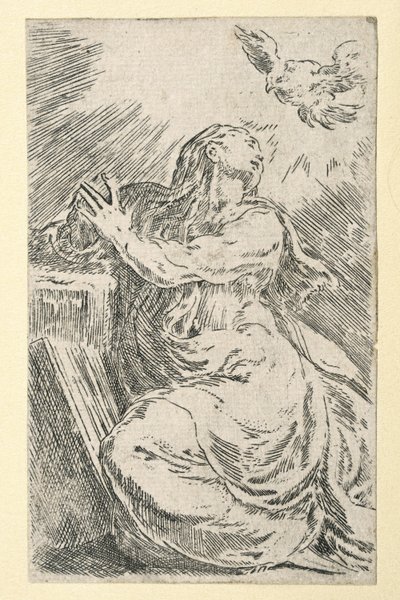 Zvěstování od Parmigianino
