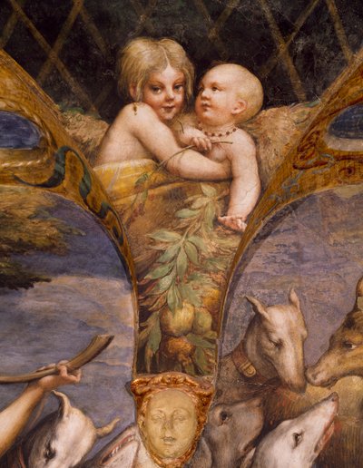 Andělé bez křídel, z mýtu o Dianě a Actaeonu od Parmigianino
