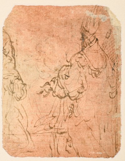 Dva klečící muži v náboženském oděvu (verze) od Parmigianino