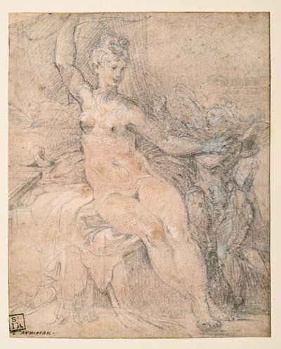 Venuše odzbrojuje Amora od Parmigianino