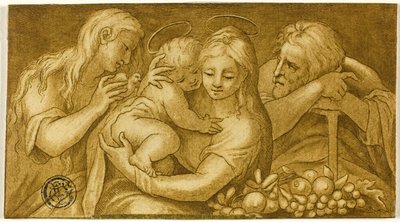 Svatá rodina s Máří Magdalenou od Parmigianino