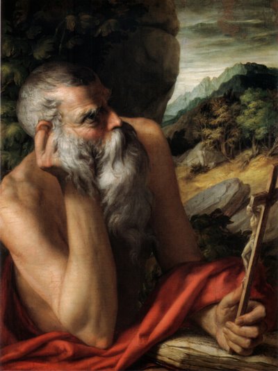 Italsky: Saint Jerome od Parmigianino