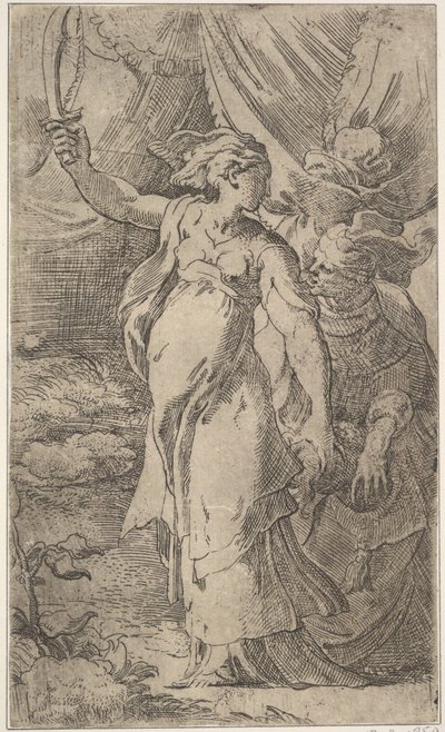 Judita, počátek 16. století. od Parmigianino
