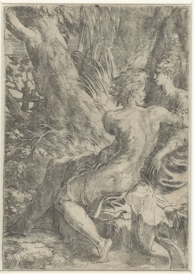 zamilovaný pár od Parmigianino