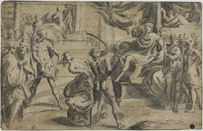 Umučení svatých Petra a Pavla od Parmigianino