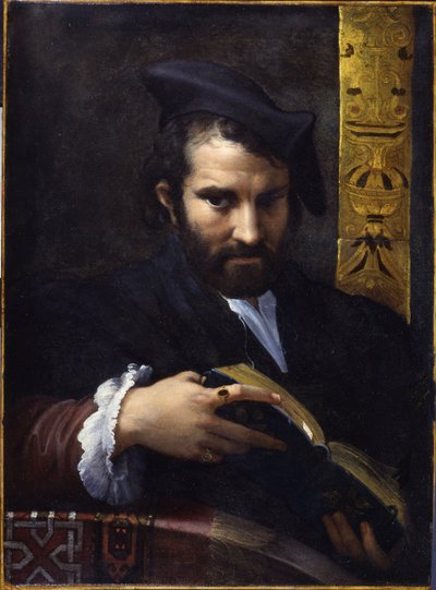 Portrét muže s knihou, cca 1524. od Parmigianino