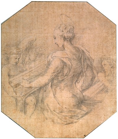 Svatá Cecílie, c1527-1530 od Parmigianino