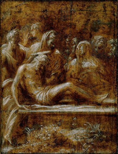 Kristovo pohřbení od Parmigianino