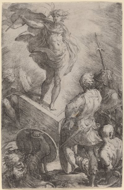 Vzkříšení Krista od Parmigianino