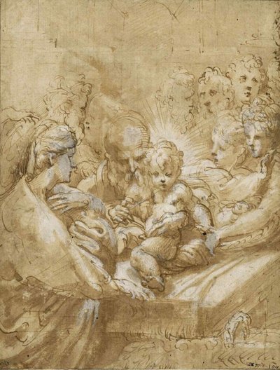 Obřízka, první polovina 16. od Parmigianino