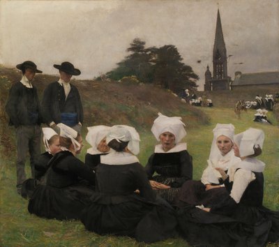 Bretonské ženy v Pardonu, 1887. od Pascal Adolphe Jean Dagnan Bouveret