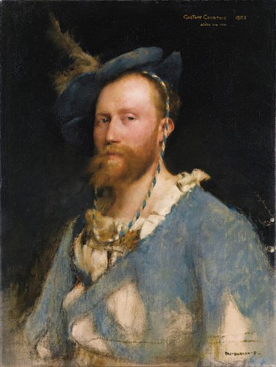 Portrét umělce Gustava Courtoise 1852-1923, 1883. od Pascal Adolphe Jean Dagnan Bouveret
