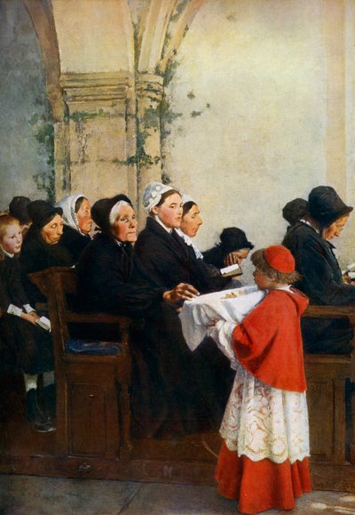 Požehnaný chléb, c1879, 1912. od Pascal Adolphe Jean Dagnan Bouveret