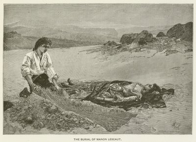 Pohřeb Manon Lescaut od Pascal Adolphe Jean Dagnan Bouveret
