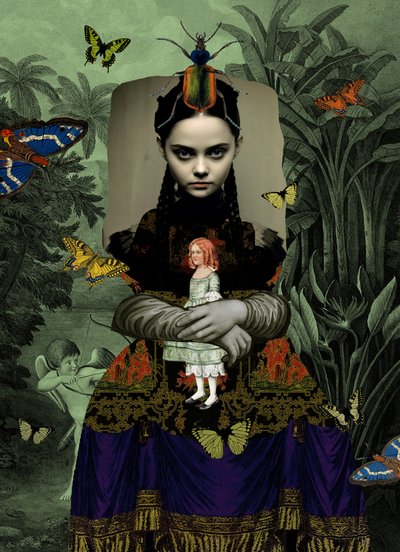 Surrealistická žena z džungle od Pascal Bouchet-Spiegel