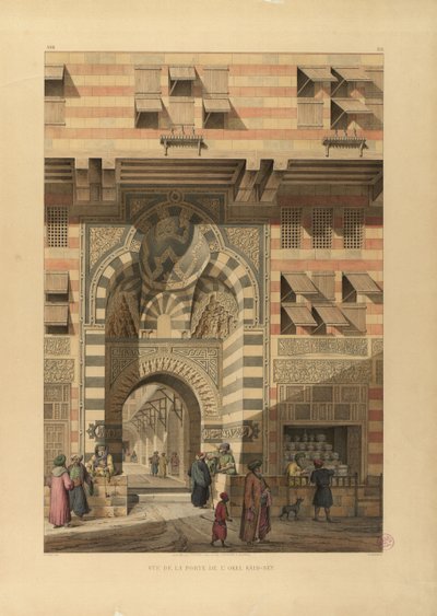 Sabil-Kuttab sultána Qaitbaye od Pascal Xavier Coste