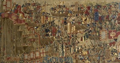 Pastranské tapiserie, výroba v Tournai, pravděpodobně z dílny Passchiera Greniera, asi 1471 - 1475 (tapiserie) od Pasquier (workshop of) Grenier