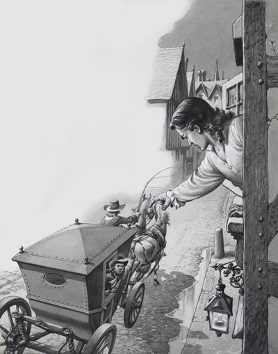 Bote in der Nacht von Pat (1907-95) Nicolle