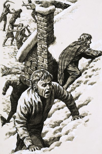 Neidentifikovaná skotská bitva od Pat (1907-95) Nicolle