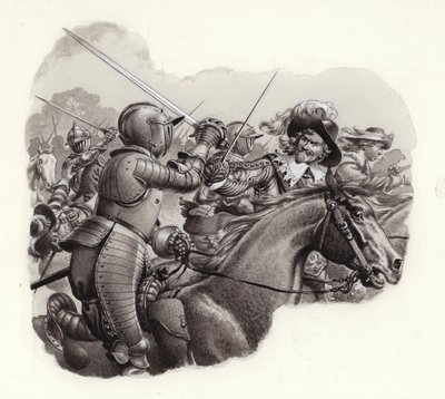 Schwer gepanzerte Kavallerie des 17. Jahrhunderts von Pat (1907-95) Nicolle