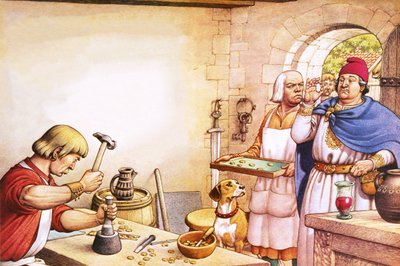 Münzprägung von König Offa von Pat (1907-95) Nicolle