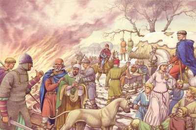 Die Verwüstung des Nordens von Pat (1907-95) Nicolle