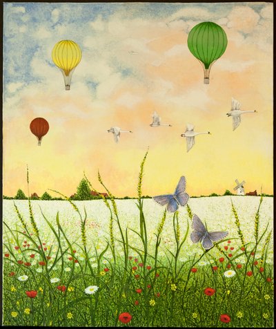 High Flyers, 2011 (akryl na kaliku) od Pat Scott