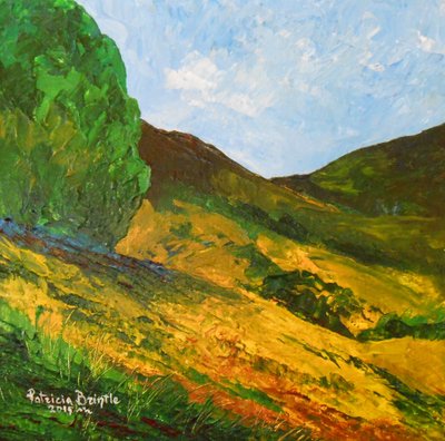 Morne La Selle, 2015 (akryl na plátně) od Patricia Brintle