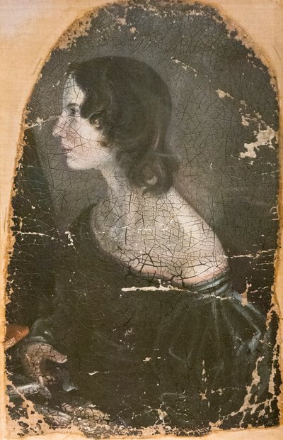 Emily Brontëová, asi 1883 (olej na plátně) od Patrick Branwell Bronte