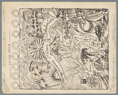 25. výročí Wilhelmininy vlády Jubilejní oslava 1898-1923 (název na objektu) od Patricq Kroon (signed by artist)