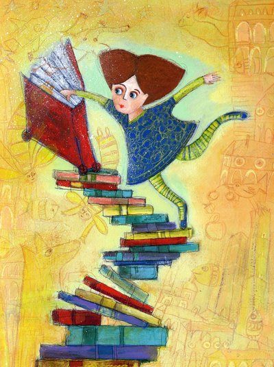 Dítě, 2020 (akryl na papíře) od Patrizia La Porta