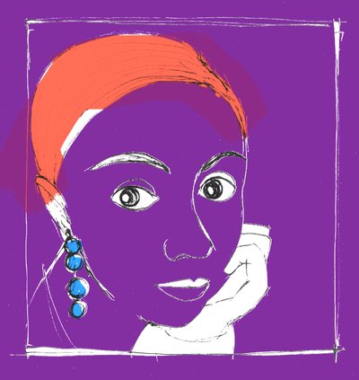 Estate, 2019 (digitální, tuš) od Patrizia La Porta