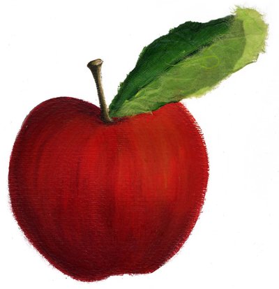 Ovoce, 2021 (akryl na papíře) od Patrizia La Porta