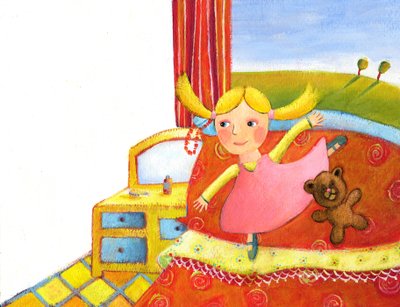 Zlatovláska a stromoví medvědi, 2021 (akryl na papíře) od Patrizia La Porta