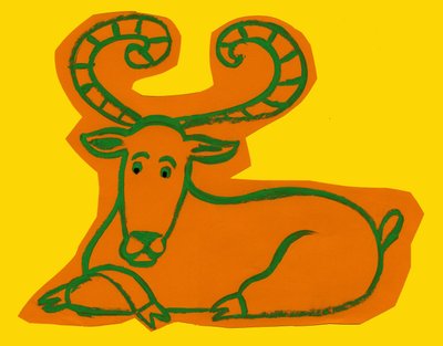 Horoskop: znamení berana. Ilustrace: P. La Porta. od Patrizia La Porta