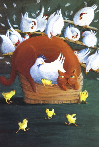 Periwinkle Hen od Patrizia La Porta