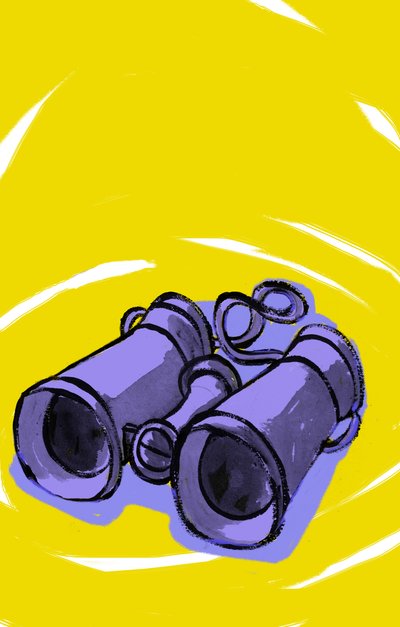 Dalekohled, 2021 (digitální) od Patrizia La Porta