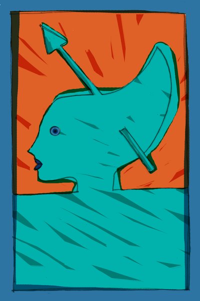 Zoodiaco 1, Střelec, 2000 (Koláž) od Patrizia La Porta