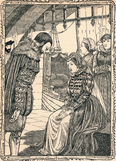 Alžběta u brány zrádců, 1902 od Patten Wilson