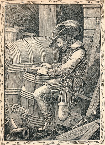 Raleigh ve věži, 1902 od Patten Wilson