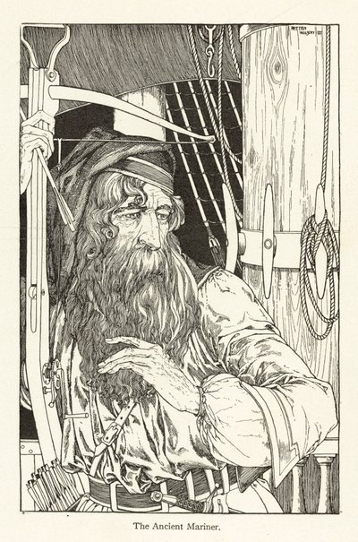 Rime of the Ancient Mariner (rytina) od Patten Wilson