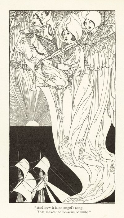 Rime of the Ancient Mariner (rytina) od Patten Wilson