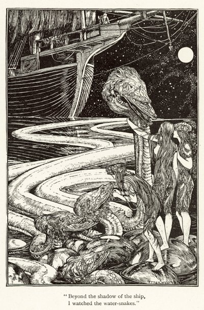 Rime of the Ancient Mariner (rytina) od Patten Wilson